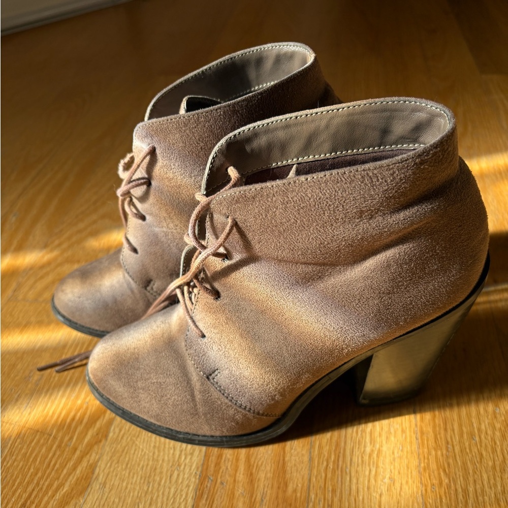 Call It Spring Brown Ankle Booties